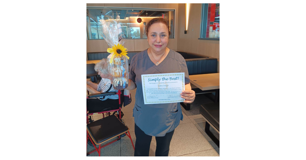 Caregiver of the Month for May 2023